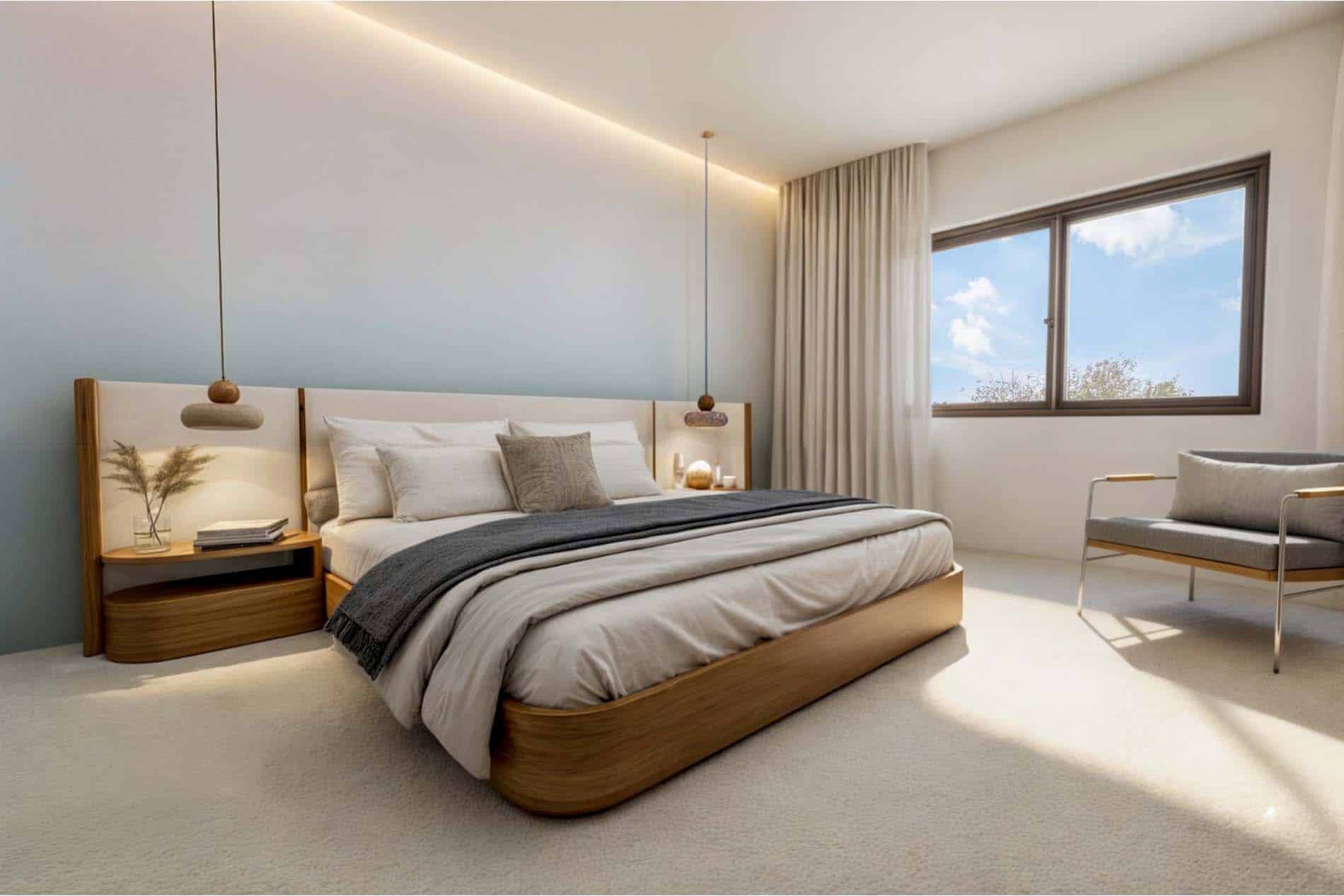 a.png_0008_8 Master 1 Café Crème Miami Restaurant - view of the ceiling decorated with drawn black and white buildings, design by Beatrice Leupold